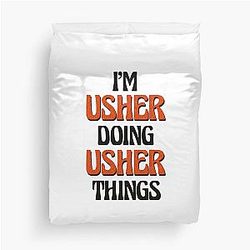 Usher Doing Things Duvet Cover