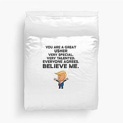 Usher Trump Duvet Cover