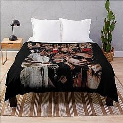 Classic 90s Usher Throw Blanket