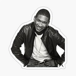 90s Usher Sticker