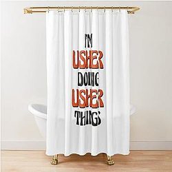 I'm Usher Doing Things Shower Curtain