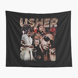 Classic 90s Usher Music Rap T-Shirt Tapestry