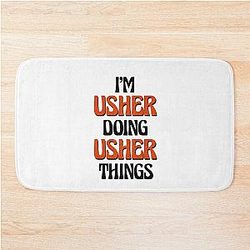 I'm Usher Bath Mat