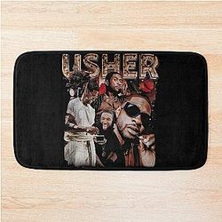 Classic Usher Music Iconic Graphic T-Shirt Bath Mat