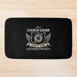 Church Usher Bath Mat