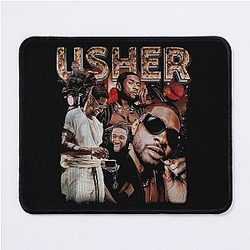 Classic Usher Music Iconic Graphic T-Shirt Mouse Pad