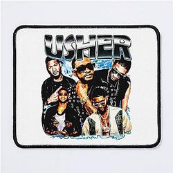 Vintage Bootleg Rapper Usher Mousepad