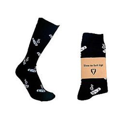 Groomsmen Socks, Groomsmen Proposal Box, Best Man Gift, Premium Bamboo Sock, Novelty Stogie Socks