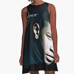 Usher singer A-Line Dress