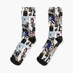 Usher Singer Photo Collage Sock