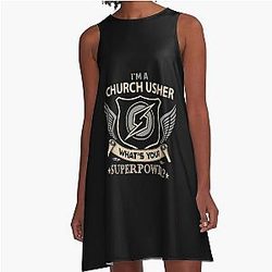 Church Usher A-Line Dress