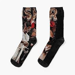 Classic Usher 90s Graphic T-Shirt Socks