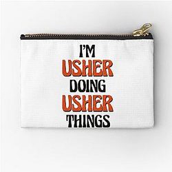 Usher Doing Things Zipper Pouch