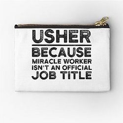 Usher Because Miracle Worker Isn't an Official Job Title Purse