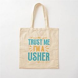 Trust me I am Usher Cotton Tote Bag