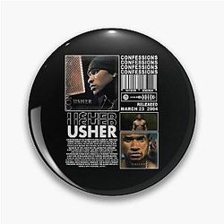 Usher 90s Pin