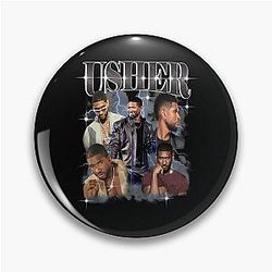 Usher Concert Pin