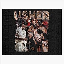 Classic 90s Usher Music Iconic Graphic T-Shirt Jigsaw Puzzle