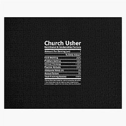 Church Usher T Shirt - Nutritional & Factors Gift Item Tee Puzzle