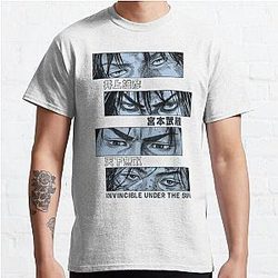 Miyamoto Musashi - The Art Of Vagabond Manga Takehiko Inoue  Classic T-Shirt RB0307 [ID10107]