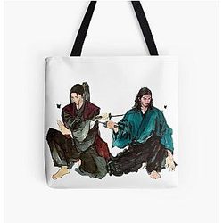 Inoue Takehiko Vagabond Manga Musashi Miyamoto vs Sasaki Kojiro All Over Print Tote Bag RB0307 [ID9937]