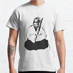 Lover Gift Musashi Vagabond Manga Anime Classic T-Shirt RB0307 [ID10128]
