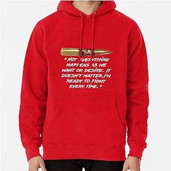 Valentina Shevchenko I'm Ready to Fight UFC 266 Pullover Hoodie