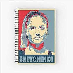 Valentina Shevchenko Spiral Notebook