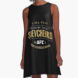 Valentina Shevchenko Women's Fightsuit A-Line Dress