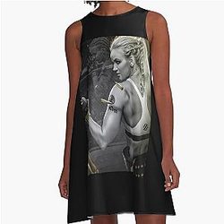 Valentina Shevchenko Boxing Classic T-shirt A-Line Dress