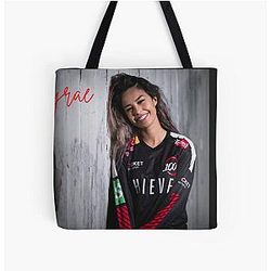 Valkyrae Bags - Valkyrae trending All Over Print Tote Bag RB1510