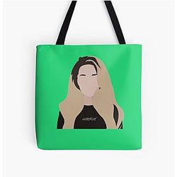 Valkyrae Bags - Valkyrae Valkyrae Minimalist  All Over Print Tote Bag RB1510