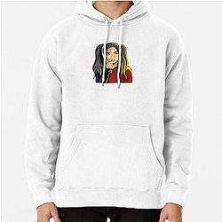 Valkyrae Hoodies - Valkyrae Chibi Version Pullover Hoodie