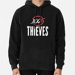 Valkyrae Hoodies - Valkyrae 100 thieves Pullover Hoodie RB1510