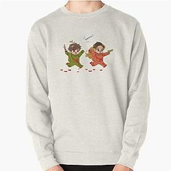 Valkyrae Sweatshirts - Sykkuno And Valkyrae Stickers Pullover Sweatshirt