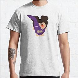 Valkyrae T-Shirts - Valkyrae And Corpse Husband Mask Classic T-Shirt