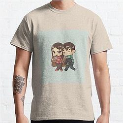 Valkyrae T-Shirts - Sykkuno and Valkyrae Sticker Classic T-Shirt