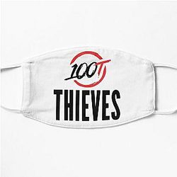 Valkyrae Face Masks - Valkyrae 100 thieves Flat Mask RB1510