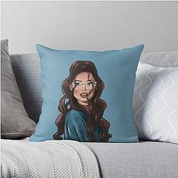 Valkyrae Pillows - New! Beautiful Valkyrae Blue Throw Pillow