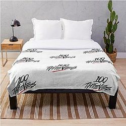 Valkyrae Blanket - Valkyrae 100 thieves Throw Blanket RB1510