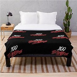 Valkyrae Blanket - Valkyrae 100 thieves Throw Blanket RB1510
