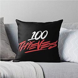 Valkyrae Pillows - Valkyrae 100 thieves Throw Pillow RB1510