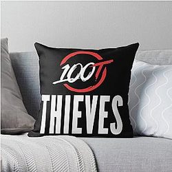 Valkyrae Pillows - Valkyrae 100 thieves Throw Pillow RB1510
