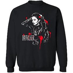 Valkyrae Sweatshirt - Valkyrae Blood Black Sweatshirt Pullover