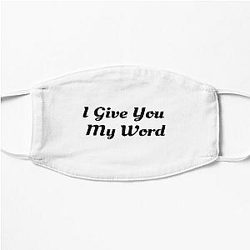 Vampire Diaries Face Masks - "I Give You My Word" Quote - Elijah Mikaelson Flat Mask RB1312 [ID525]