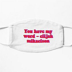 Vampire Diaries Face Masks - You have my word - elijah mikaelson Flat Mask RB1312 [ID545]