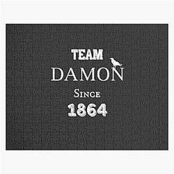 Vampire Diaries Puzzles - Team Damon since 1864 (white) #3 Jigsaw Puzzle RB1312 [ID630]
