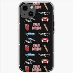 Vampire Diaries Cases - Team Damon Vampire Pack iPhone Soft Case RB1312 [ID449]