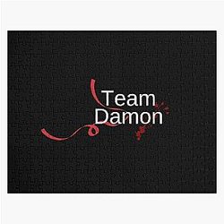 Vampire Diaries Puzzles - Team Damon - Red ribbon Jigsaw Puzzle RB1312 [ID625]