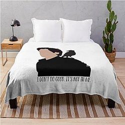 Vampire Diaries Blanket - Damon Salvatore Quote Throw Blanket RB1312 [ID609]